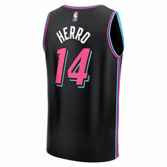 Fanatics - Tyler Herro Miami Heat 2025/26 City Edition Fast Break Jersey - Black