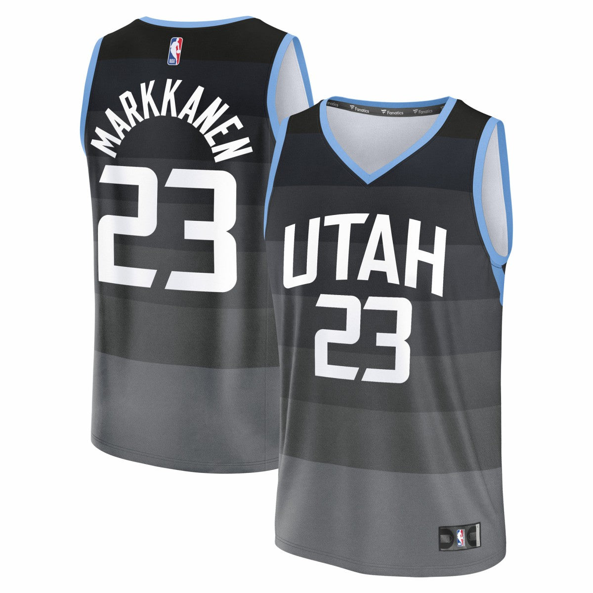 Fanatics - Lauri Markkanen Utah Jazz Youth 2025/26 City Edition Fastbreak Jersey - Black
