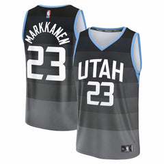 Fanatics - Lauri Markkanen Utah Jazz Youth 2025/26 City Edition Fastbreak Jersey - Black