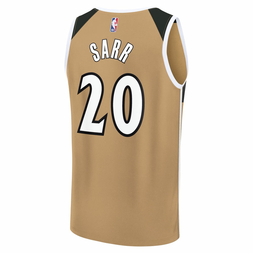 Fanatics - Alex Sarr Washington Wizards Youth 2025/26 City Edition Fastbreak Jersey - Gold