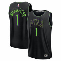 Fanatics - Zion Williamson New Orleans Pelicans Youth 2025/26 City Edition Fastbreak Jersey - Black
