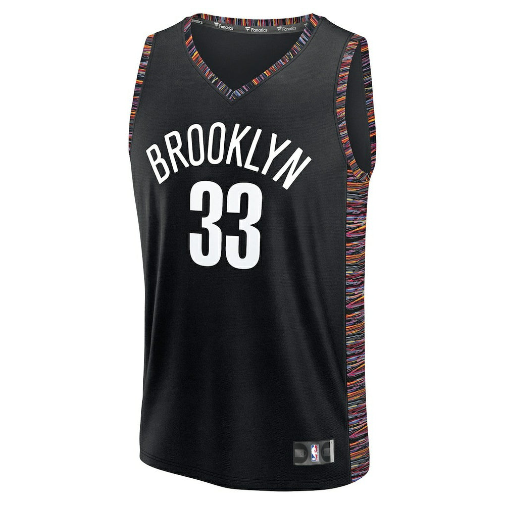 Fanatics - Nic Claxton Brooklyn Nets Youth 2025/26 City Edition Fastbreak Jersey - Black