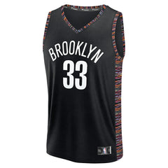 Fanatics - Nic Claxton Brooklyn Nets Youth 2025/26 City Edition Fastbreak Jersey - Black