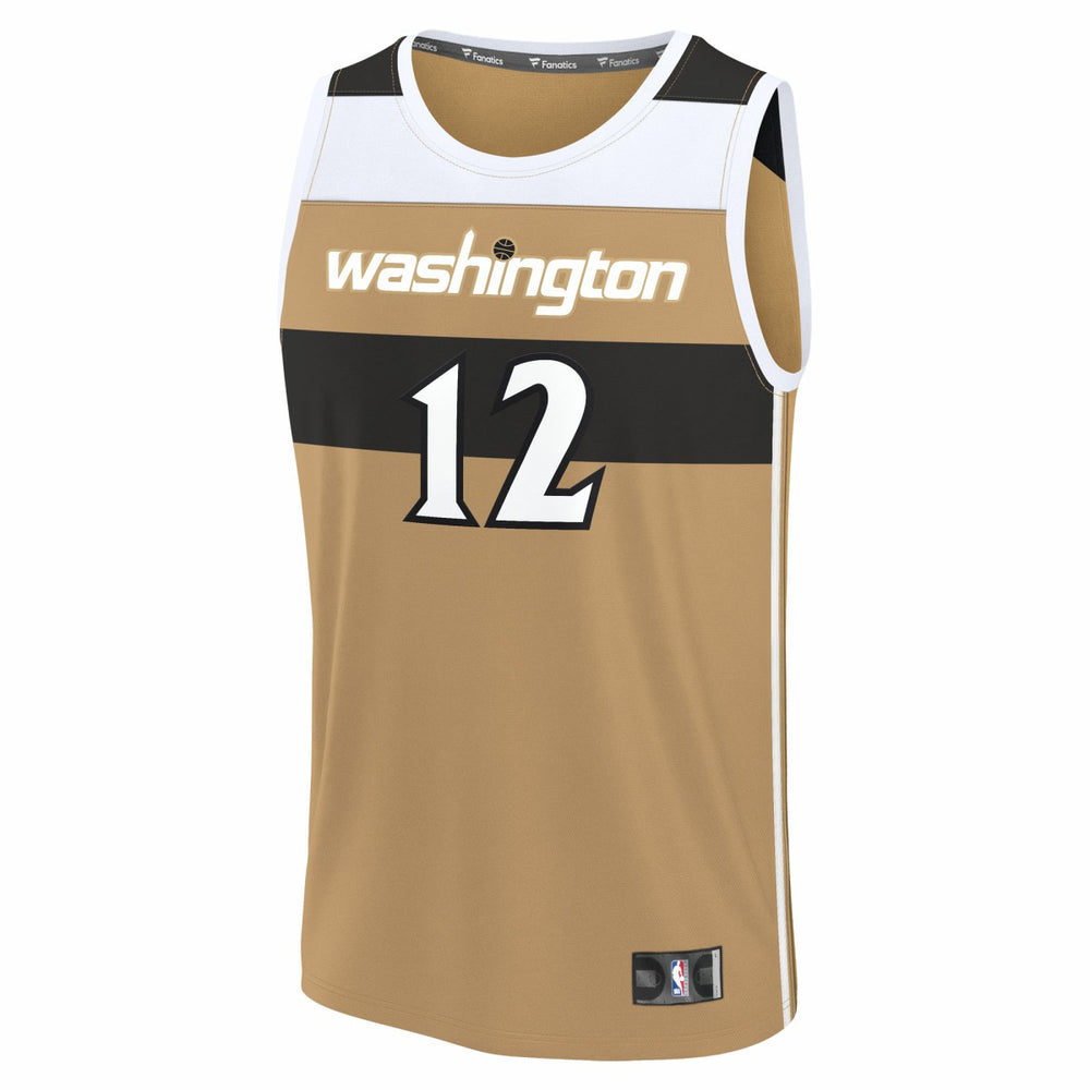 Fanatics - Tre Johnson III Washington Wizards Youth 2025/26 City Edition Fastbreak Jersey - Gold