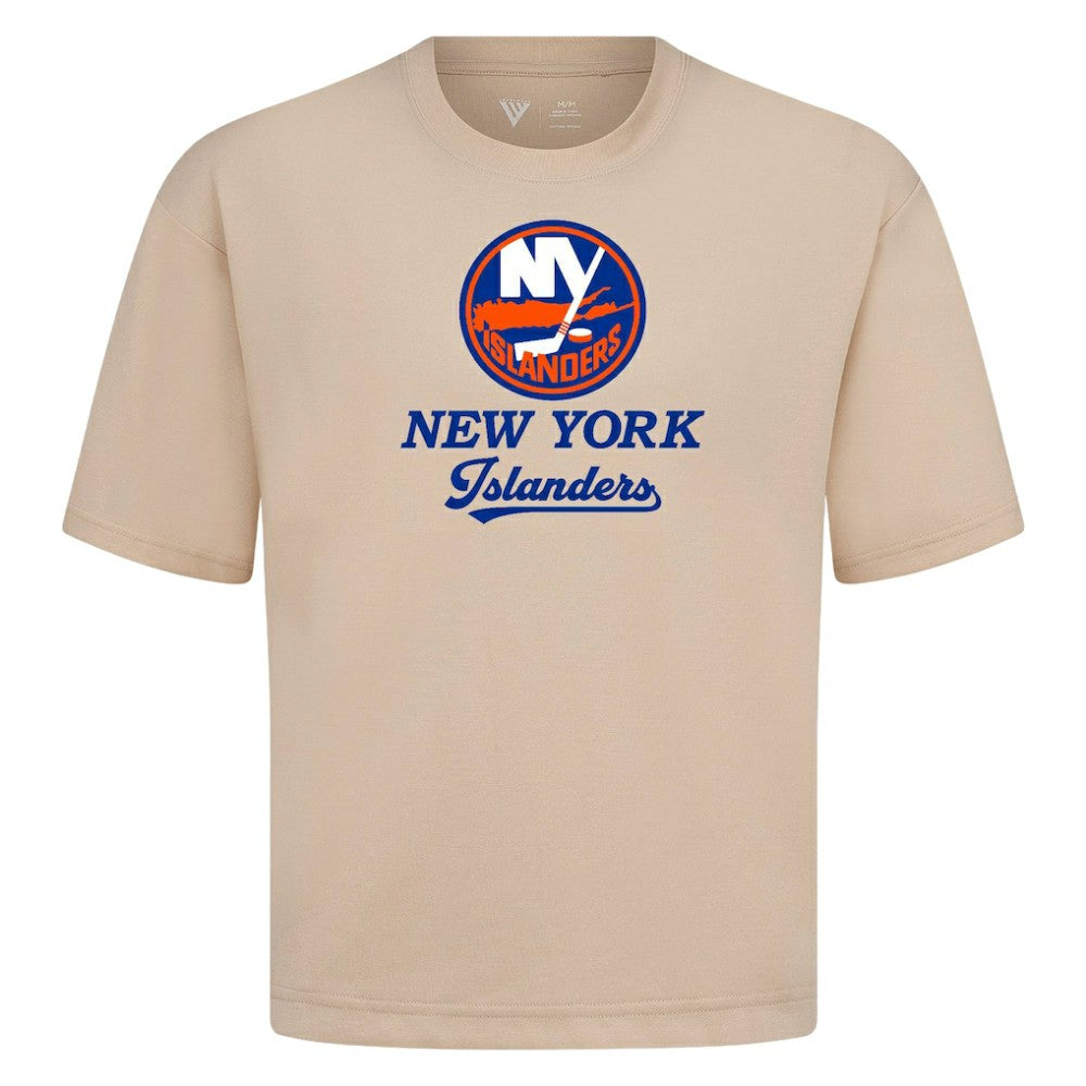 New York Islanders - Levelwear Team Surge Luxe Signature Knit T-Shirt Khaki
