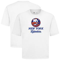 New York Islanders - Levelwear Team Surge Luxe Signature Knit T-Shirt White