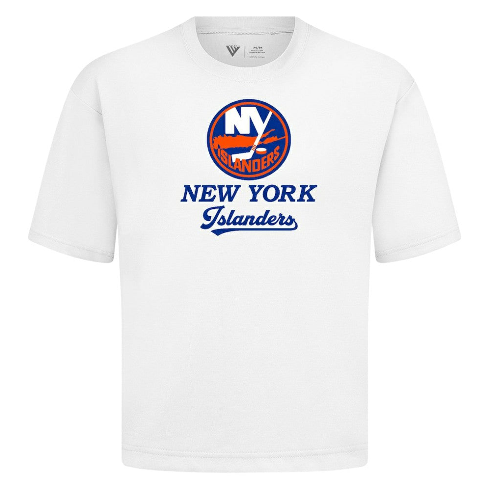 New York Islanders - Levelwear Team Surge Luxe Signature Knit T-Shirt White