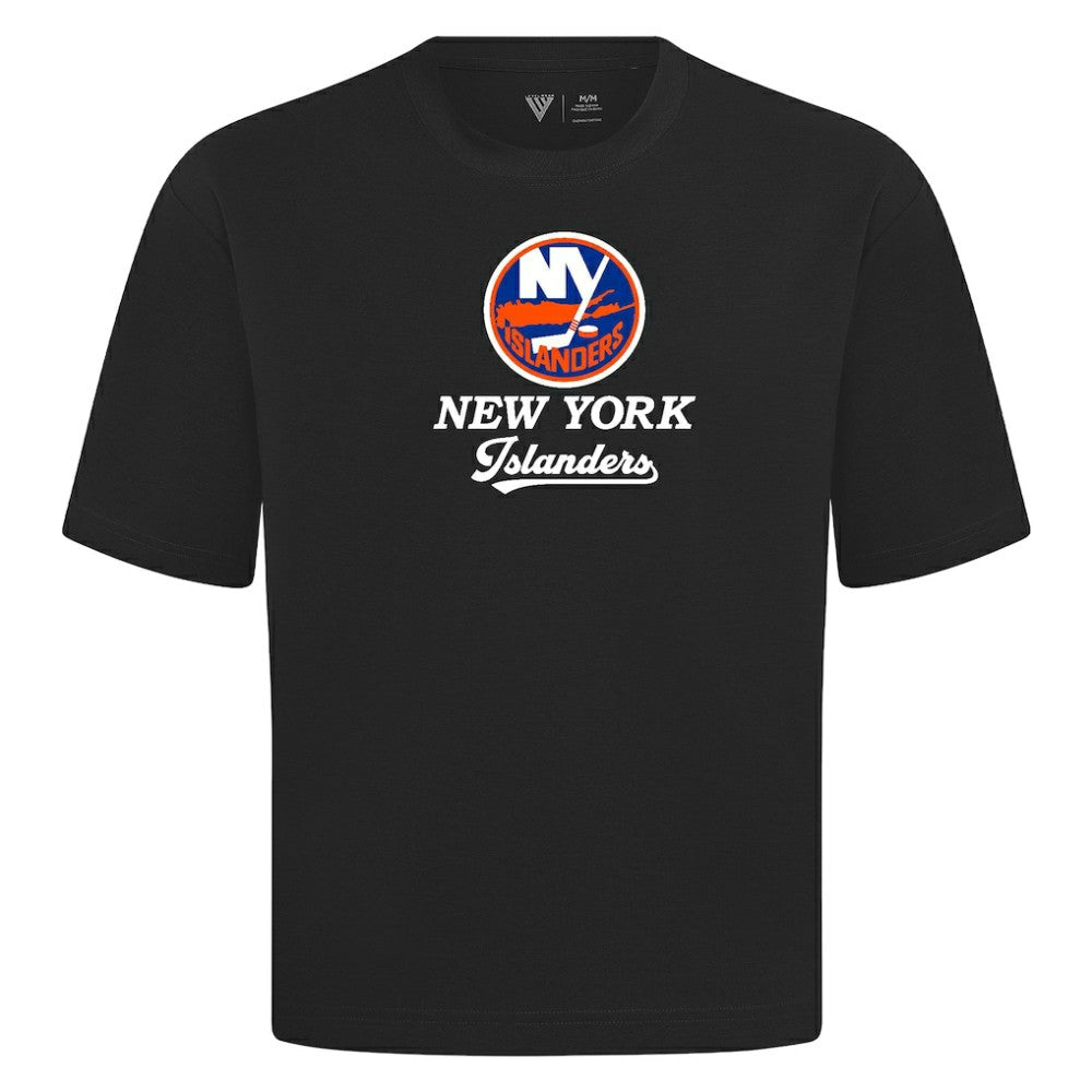 New York Islanders - Levelwear Team Surge Luxe Signature Knit T-Shirt Black