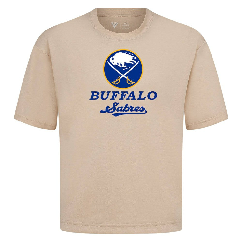 Buffalo Sabres - Levelwear Team Surge Luxe Signature Knit T-Shirt Khaki