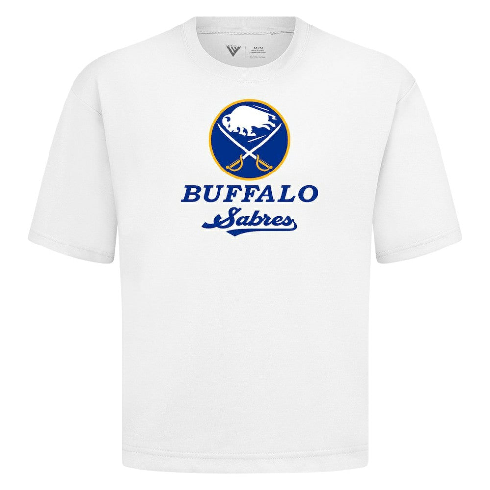 Buffalo Sabres - Levelwear Team Surge Luxe Signature Knit T-Shirt White