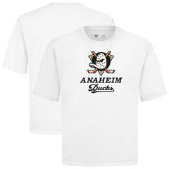 Anaheim Ducks - Levelwear Team Surge Luxe Signature Knit T-Shirt White