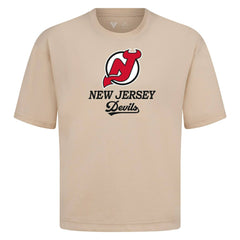 New Jersey Devils - Levelwear Team Surge Luxe Signature Knit T-Shirt Khaki