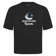 Vancouver Canucks - Levelwear Team Surge Luxe Signature Knit T-Shirt Black