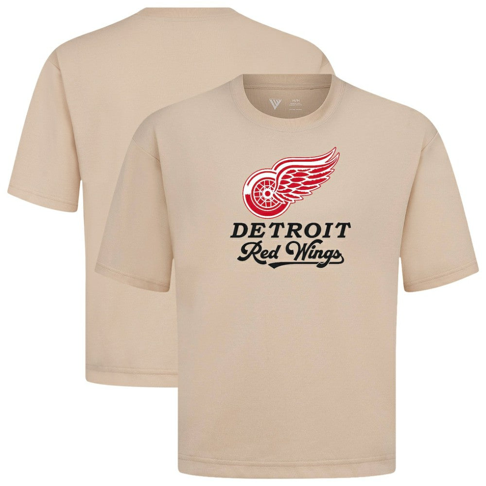 Detroit Red Wings - Levelwear Team Surge Luxe Signature Knit T-Shirt Khaki