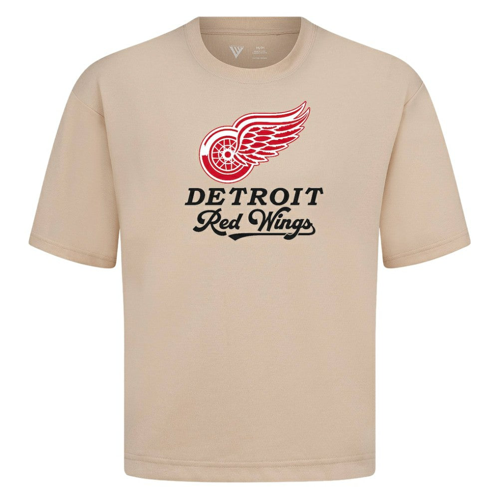 Detroit Red Wings - Levelwear Team Surge Luxe Signature Knit T-Shirt Khaki
