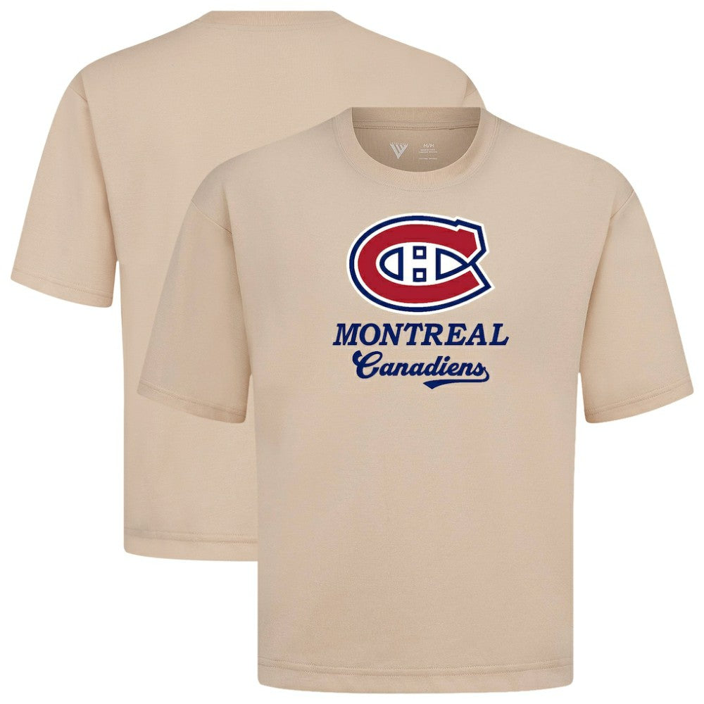 Montreal Canadiens - Levelwear Team Surge Luxe Signature Knit T-Shirt Khaki