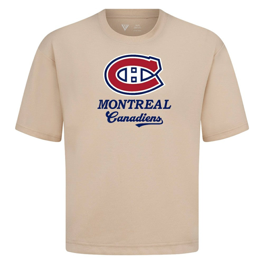 Montreal Canadiens - Levelwear Team Surge Luxe Signature Knit T-Shirt Khaki