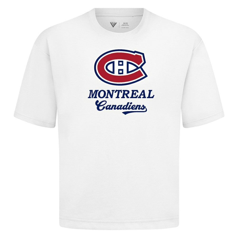 Montreal Canadiens - Levelwear Team Surge Luxe Signature Knit T-Shirt White