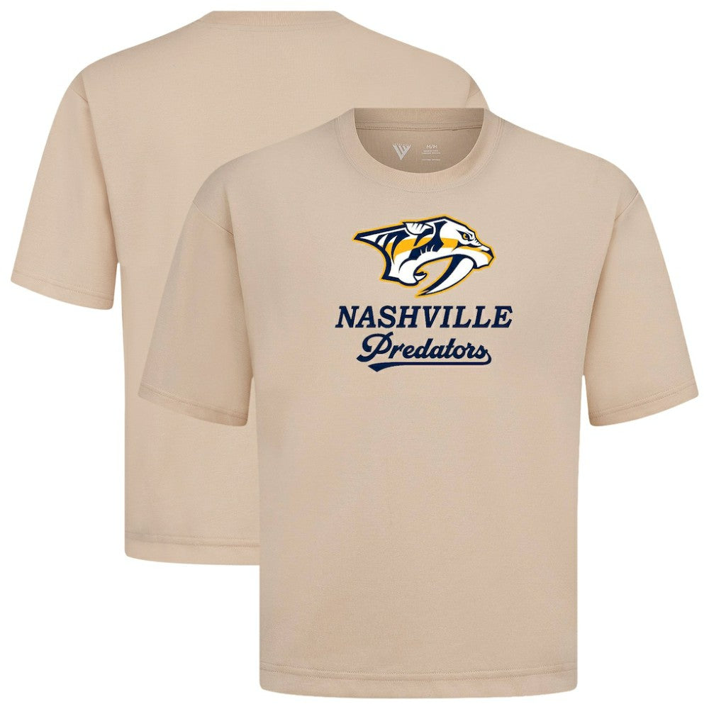 Nashville Predators - Levelwear Team Surge Luxe Signature Knit T-Shirt Khaki