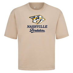 Nashville Predators - Levelwear Team Surge Luxe Signature Knit T-Shirt Khaki