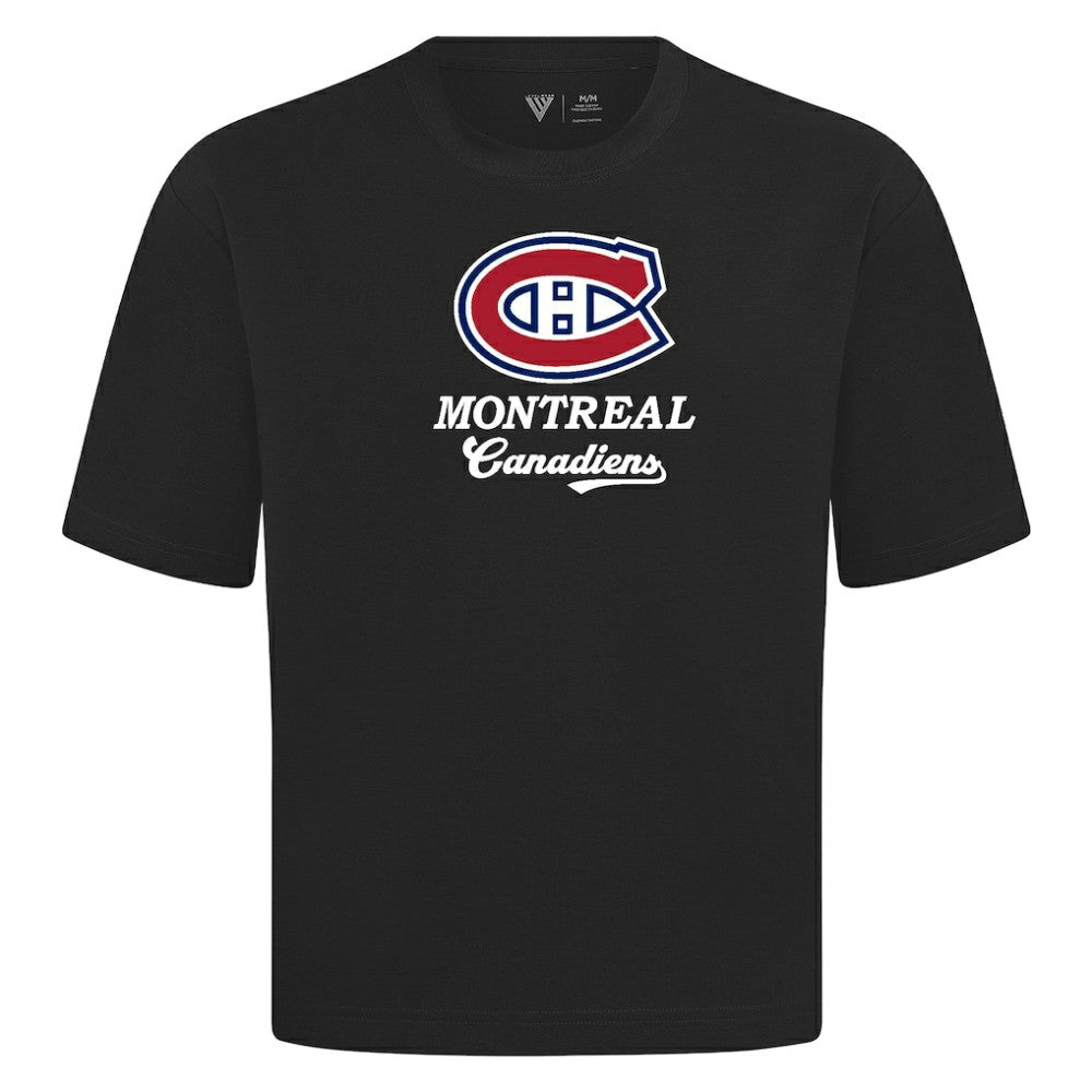 Montreal Canadiens - Levelwear Team Surge Luxe Signature Knit T-Shirt Black