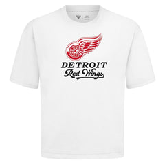 Detroit Red Wings - Levelwear Team Surge Luxe Signature Knit T-Shirt White