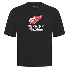 Detroit Red Wings - Levelwear Team Surge Luxe Signature Knit T-Shirt Black