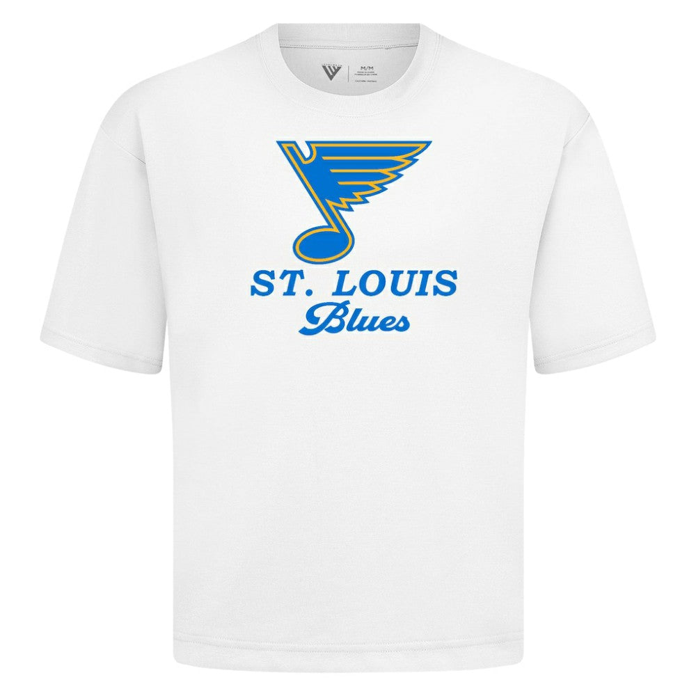 St. Louis Blues - Levelwear Team Surge Luxe Signature Knit T-Shirt White