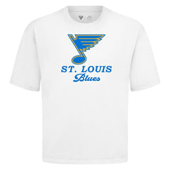 St. Louis Blues - Levelwear Team Surge Luxe Signature Knit T-Shirt White