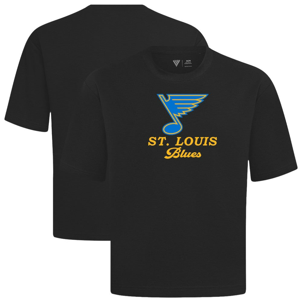 St. Louis Blues - Levelwear Team Surge Luxe Signature Knit T-Shirt Black