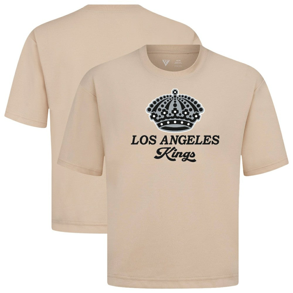 Los Angeles Kings - Levelwear Team Surge Luxe Signature Knit T-Shirt Khaki