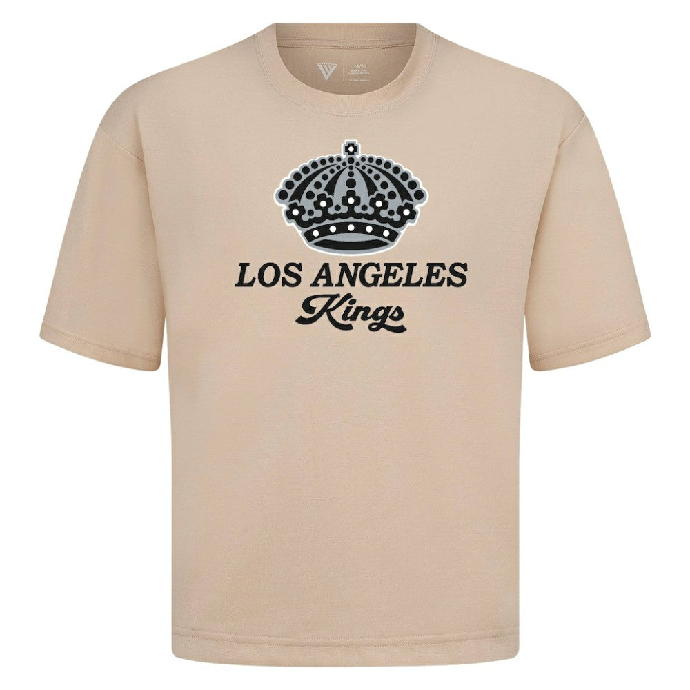 Los Angeles Kings - Levelwear Team Surge Luxe Signature Knit T-Shirt Khaki