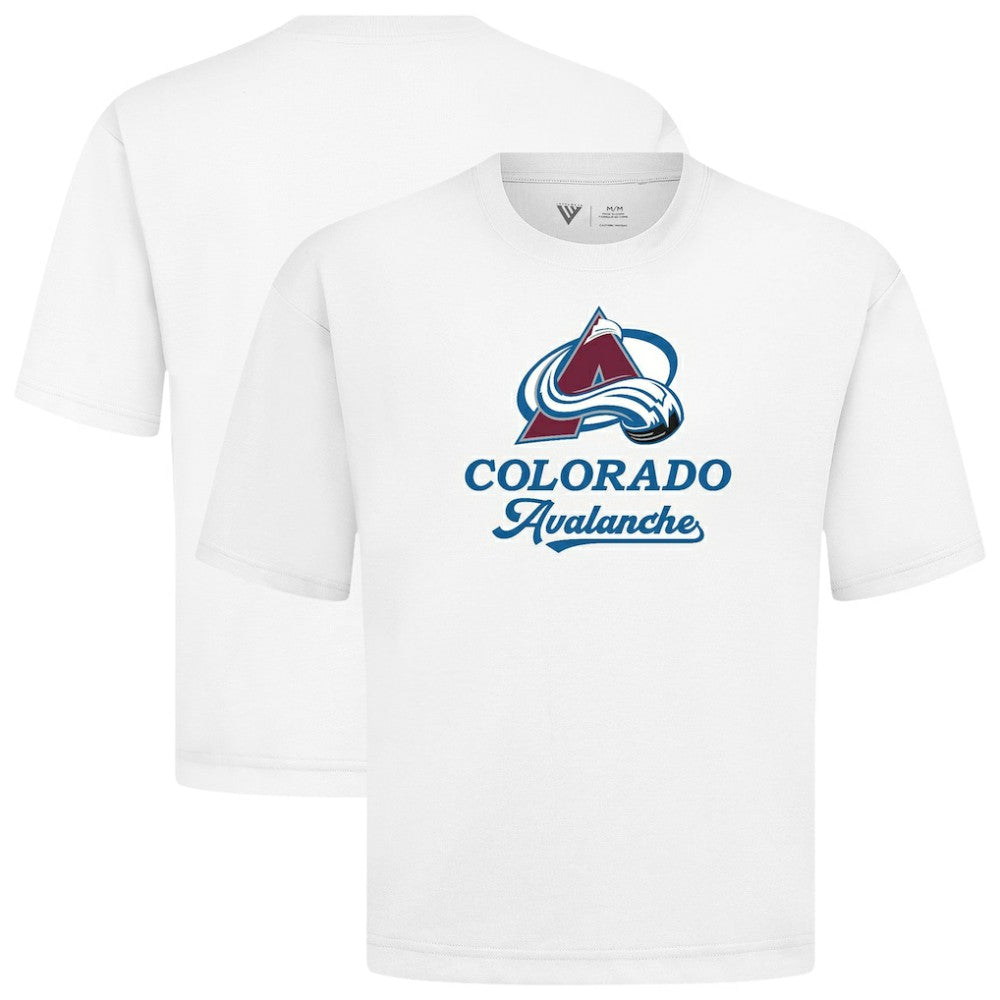 Colorado Avalanche - Levelwear Team Surge Luxe Signature Knit T-Shirt White