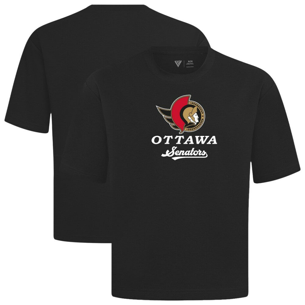 Ottawa Senators - Levelwear Team Surge Luxe Signature Knit T-Shirt Black