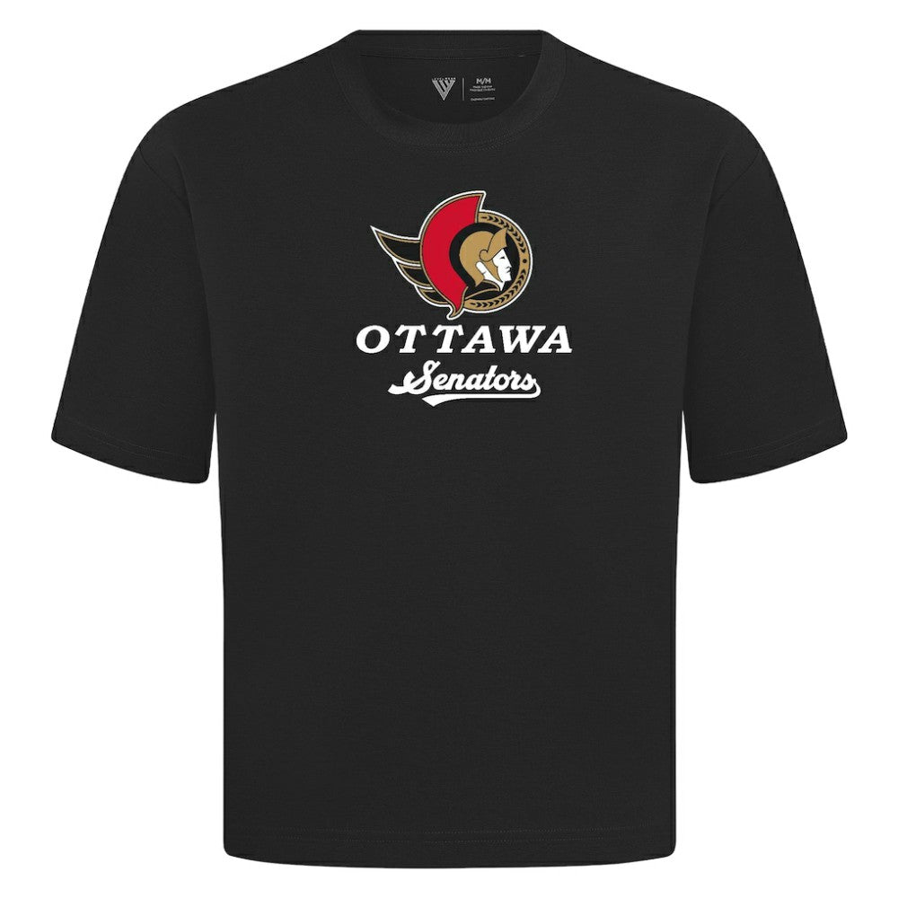 Ottawa Senators - Levelwear Team Surge Luxe Signature Knit T-Shirt Black