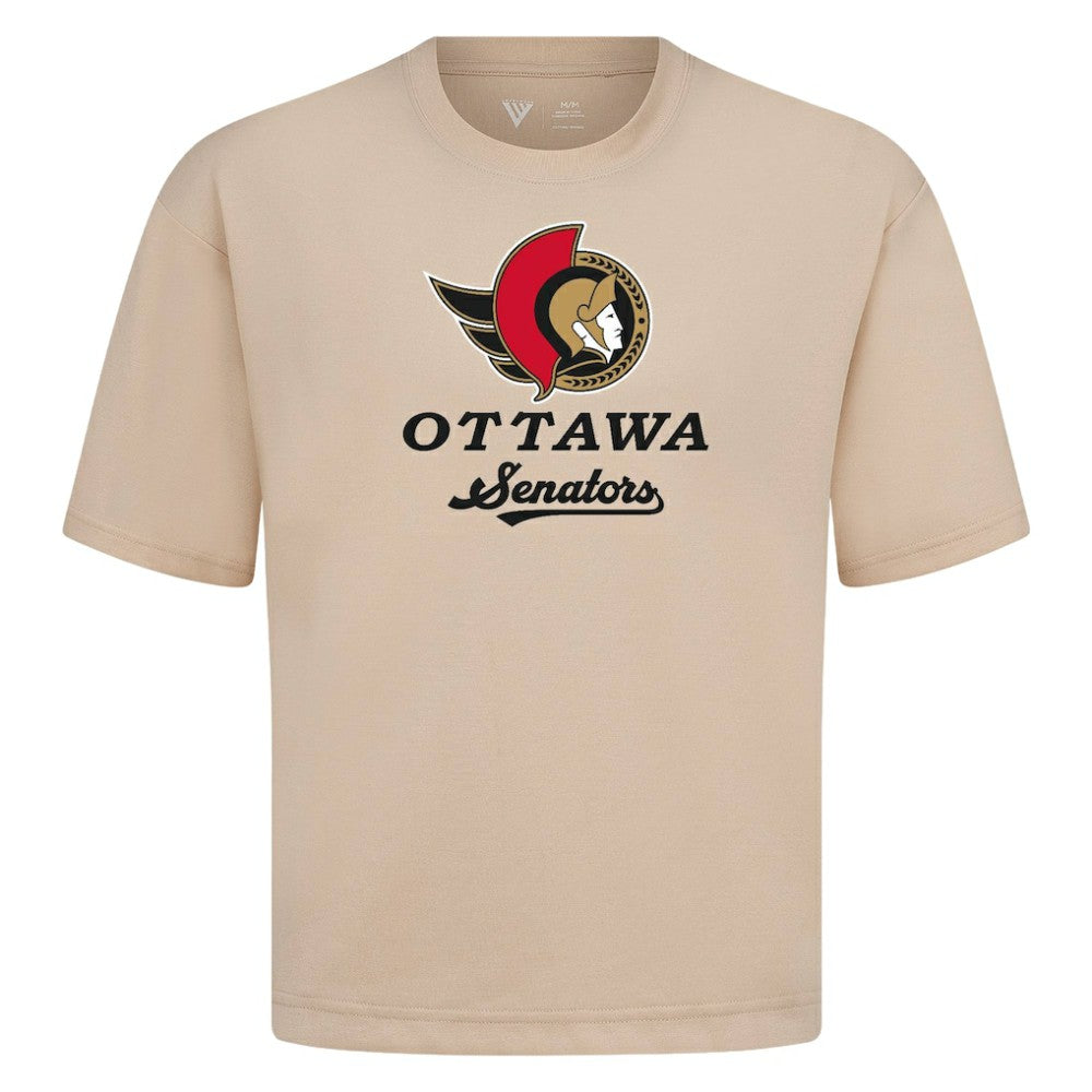 Ottawa Senators - Levelwear Team Surge Luxe Signature Knit T-Shirt Khaki