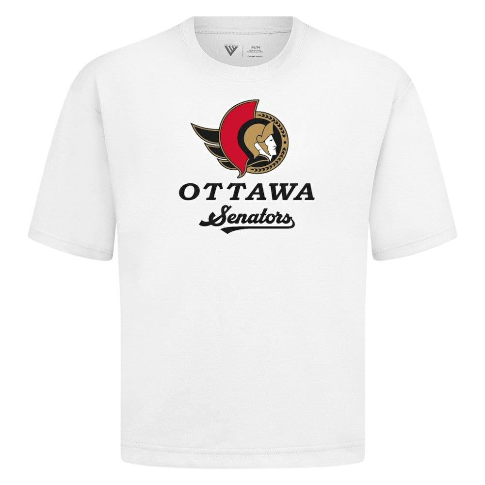 Ottawa Senators - Levelwear Team Surge Luxe Signature Knit T-Shirt White