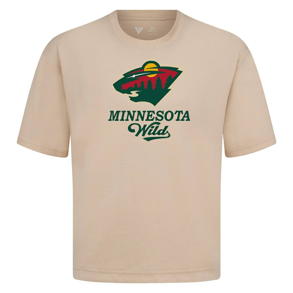 Minnesota Wild - Levelwear Team Surge Luxe Signature Knit T-Shirt Khaki