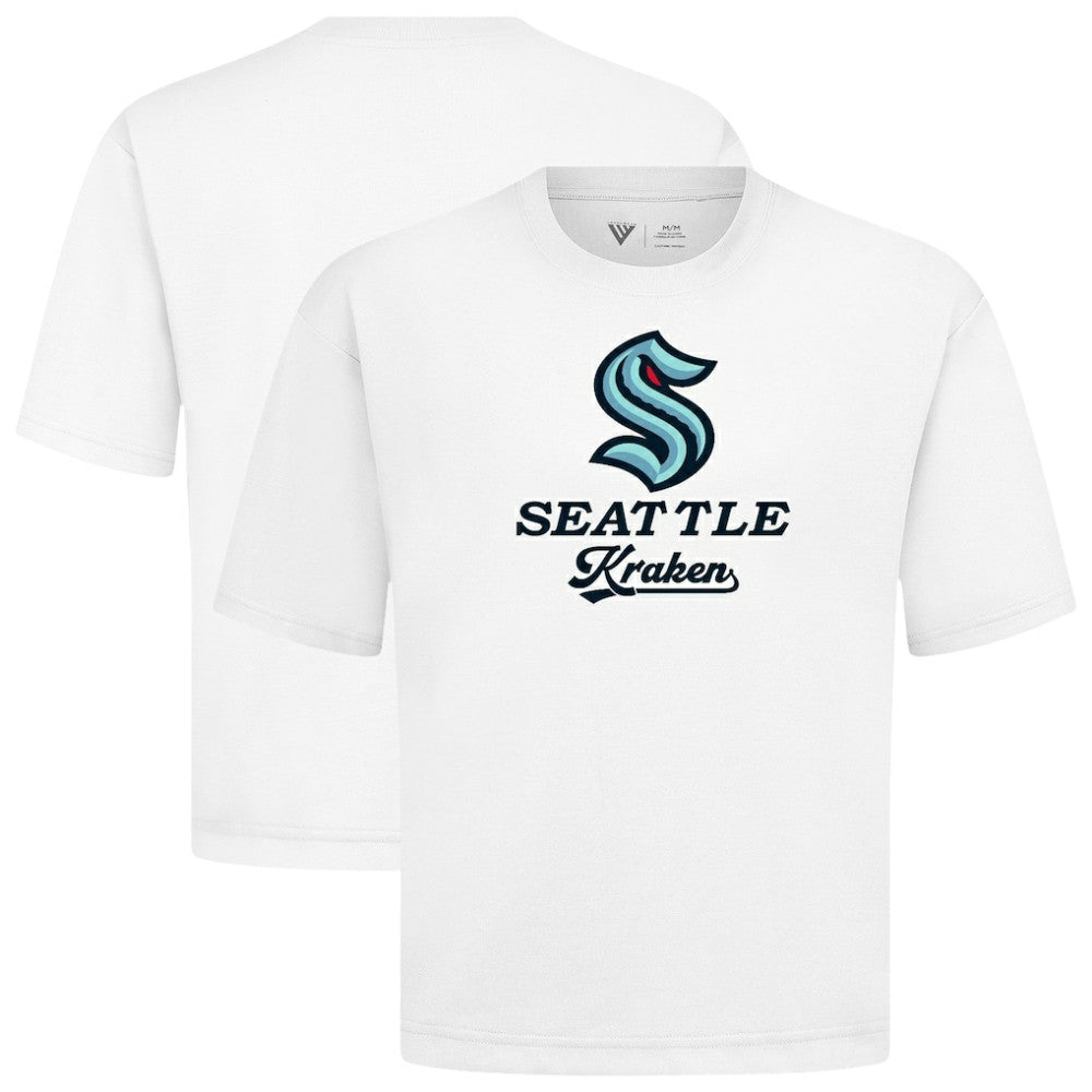 Seattle Kraken Levelwear Team Surge Luxe Signature Knit T-Shirt White