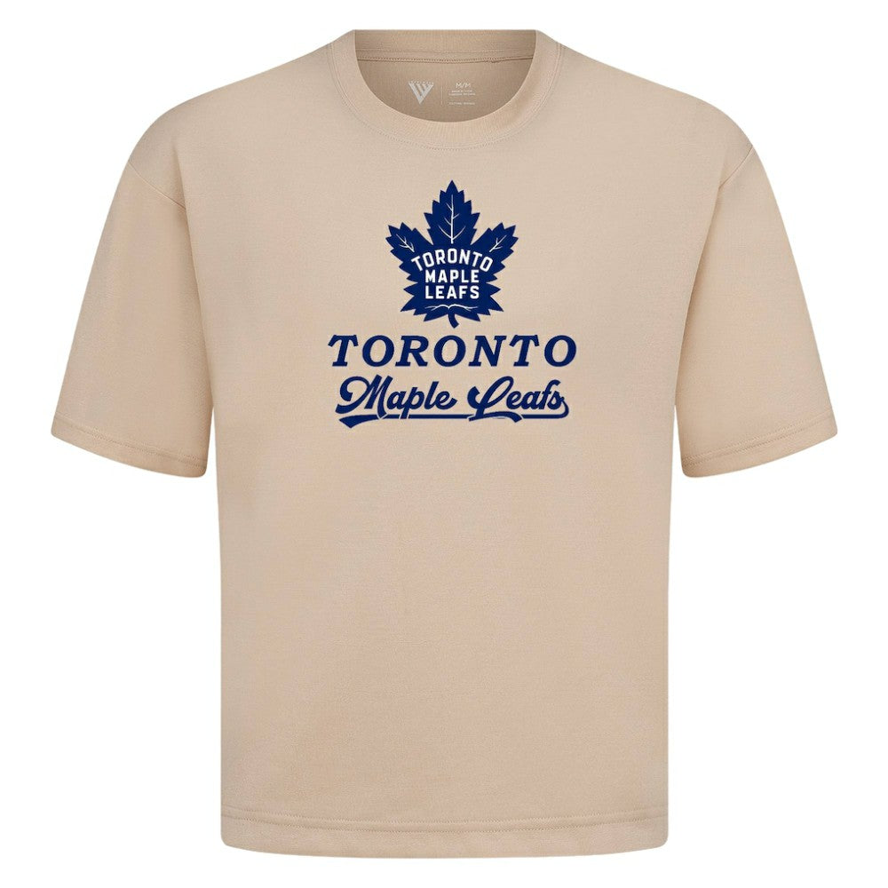 Toronto Maple Leafs - Levelwear Team Surge Luxe Signature Knit T-Shirt Khaki