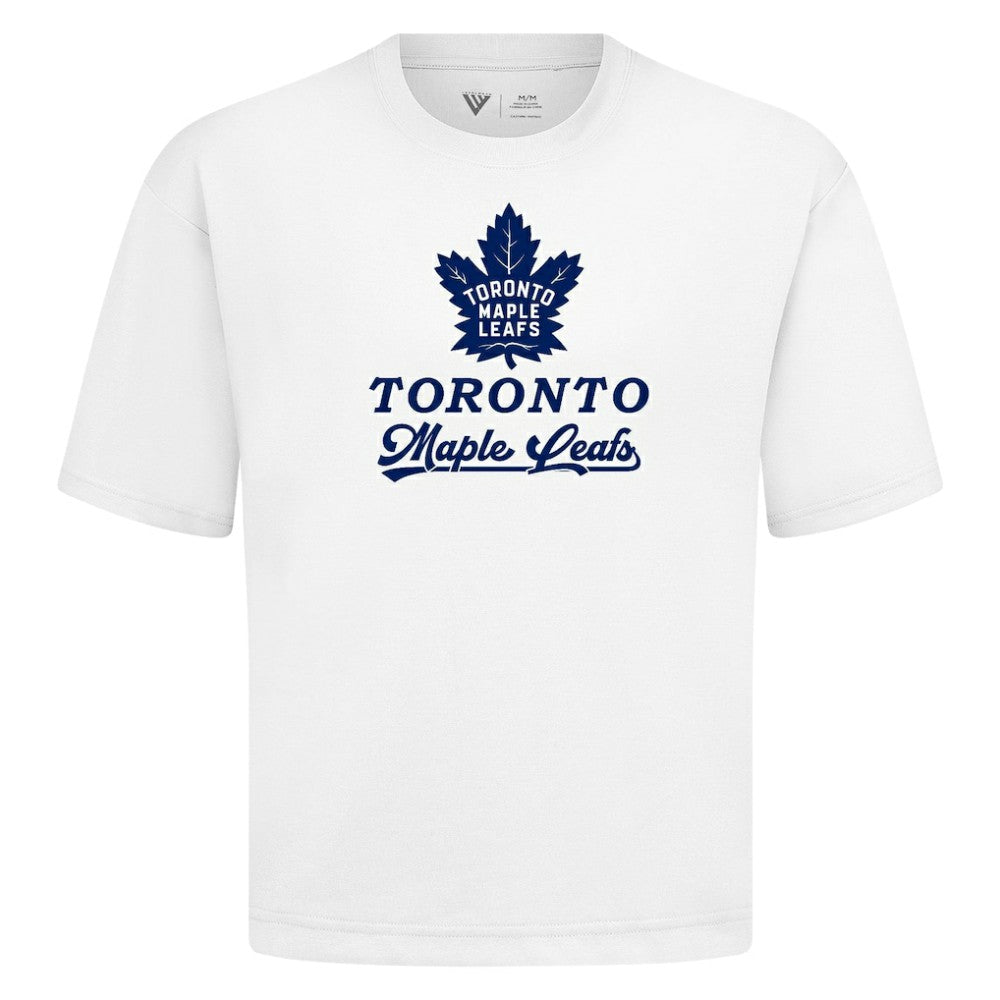 Toronto Maple Leafs - Levelwear Team Surge Luxe Signature Knit T-Shirt White