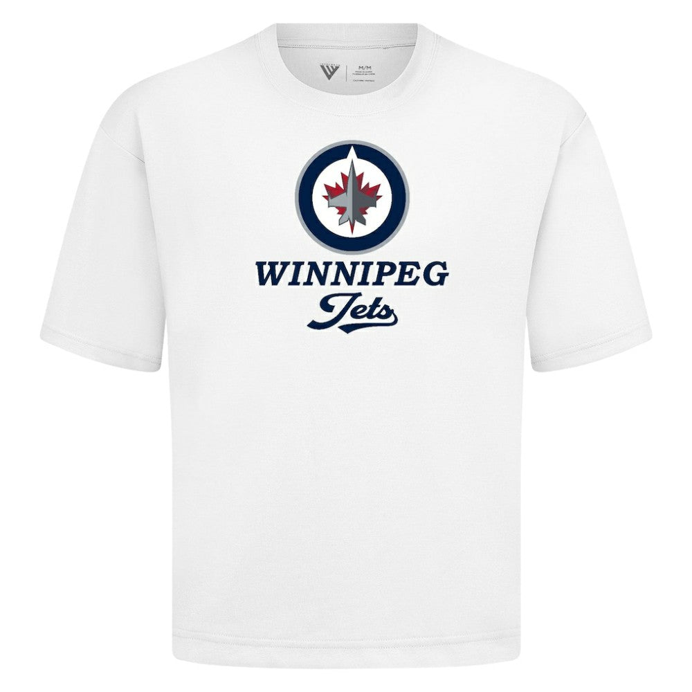 Winnipeg Jets - Levelwear Team Surge Luxe Signature Knit T-Shirt White