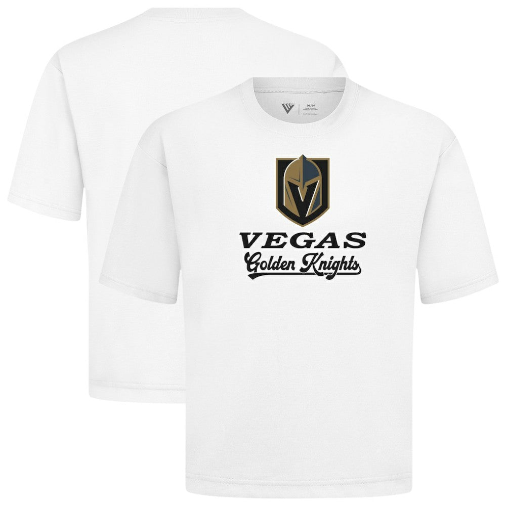 Vegas Golden Knights Levelwear Team Surge Luxe Signature Knit T-Shirt White