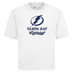 Tampa Bay Lightning - Levelwear Team Surge Luxe Signature Knit T-Shirt White