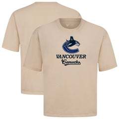 Vancouver Canucks - Levelwear Team Surge Luxe Signature Knit T-Shirt Khaki