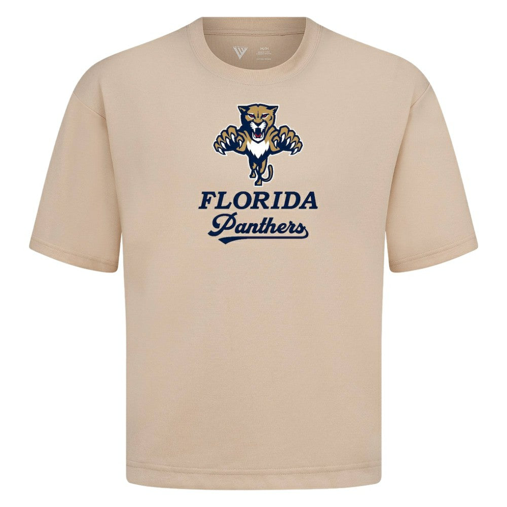 Florida Panthers - Levelwear Team Surge Luxe Signature Knit T-Shirt Khaki