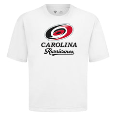 Carolina Hurricanes - Levelwear Team Surge Luxe Signature Knit T-Shirt White