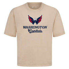 Washington Capitals Levelwear Team Surge Luxe Signature Knit T-Shirt Khaki