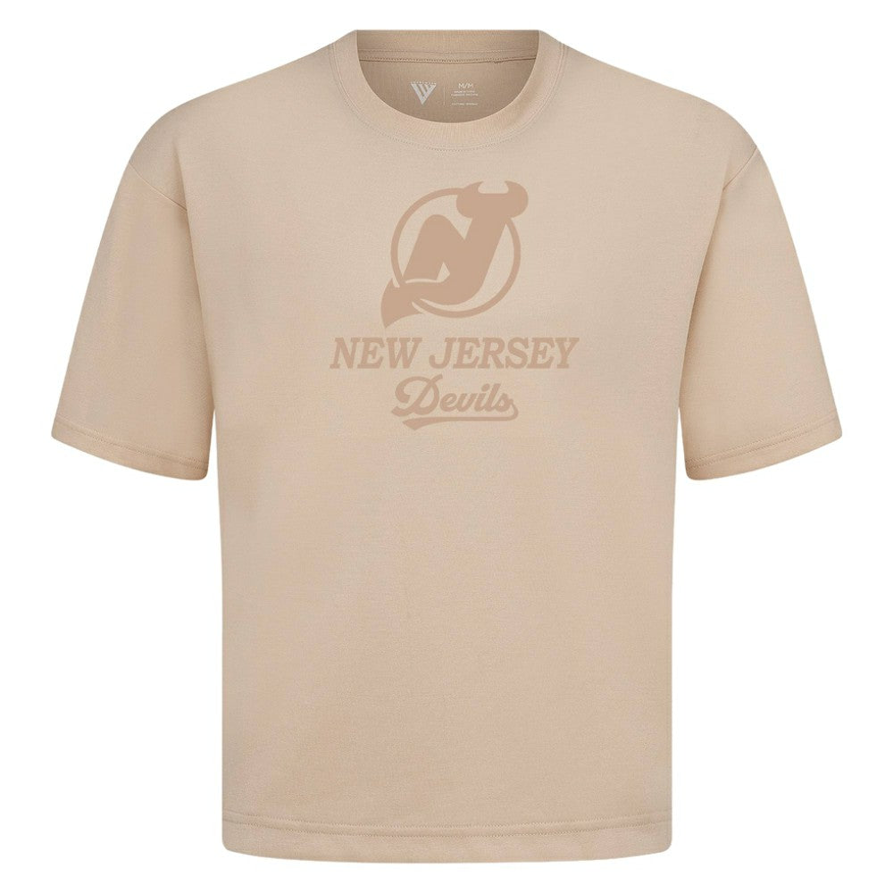 New Jersey Devils - Levelwear Shadow Surge Luxe Signature Knit T-Shirt Khaki