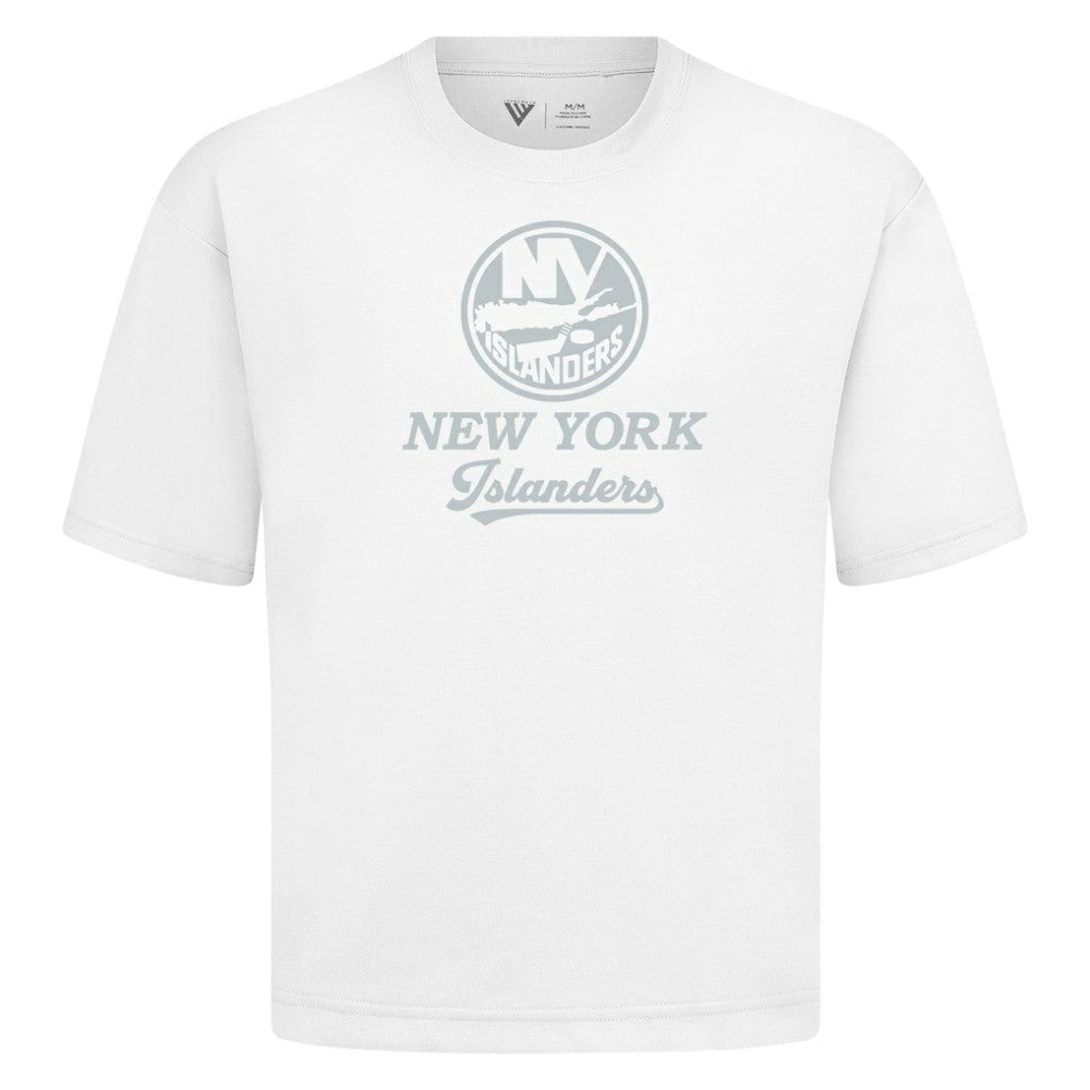 New York Islanders - Levelwear Shadow Surge Luxe Signature Knit T-Shirt White